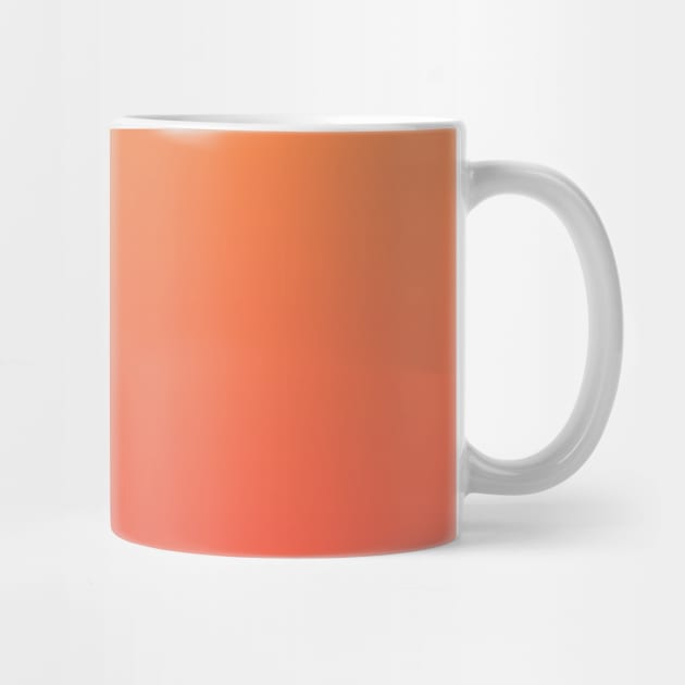 Papaya Coral and Pineapple yellow Ombre Fade Sunset Gradient by squeakyricardo